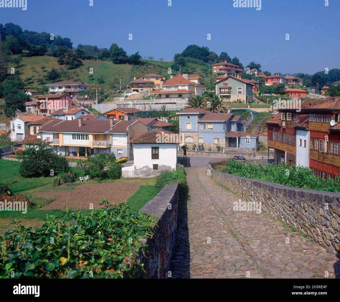ANTIGUA CALZADA ROMANA DEL PUENTE QUE UNIA ASTURIAS Y SANTANDER FOTO
