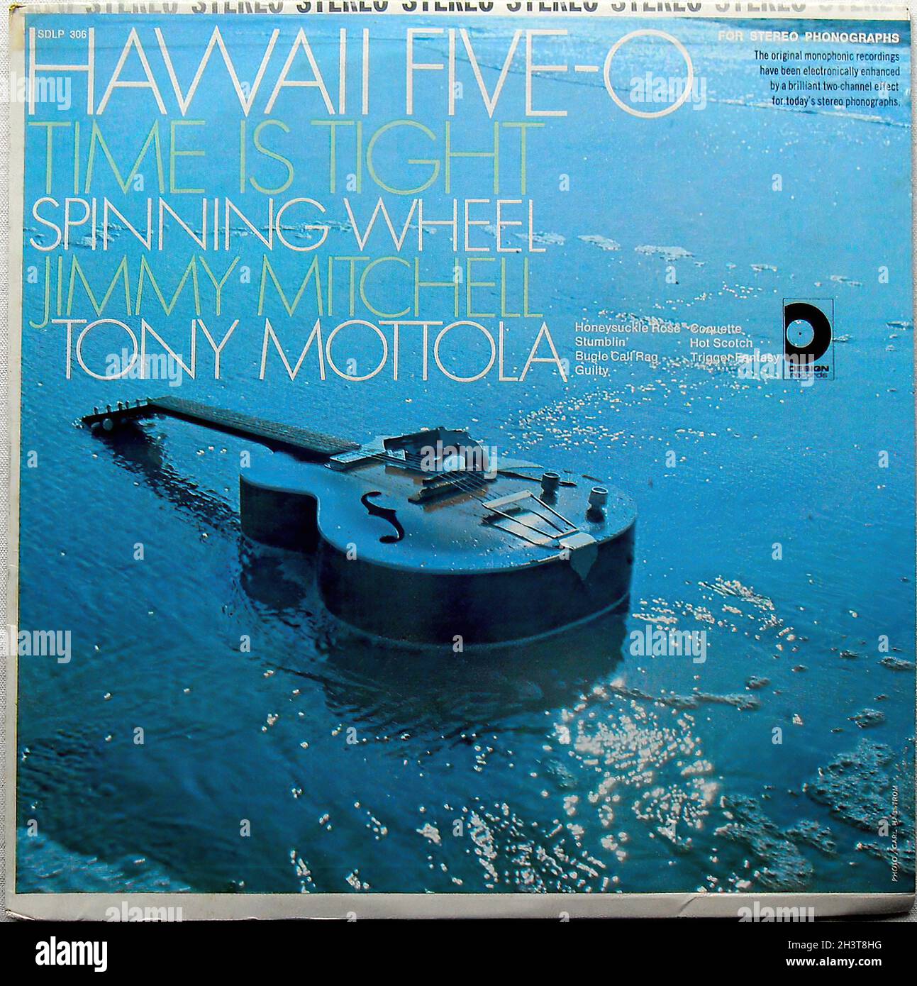 Tony Mottola 1960s Hawaii Five O LP Album Original Vinyl Vintage Fotografía  de stock - Alamy