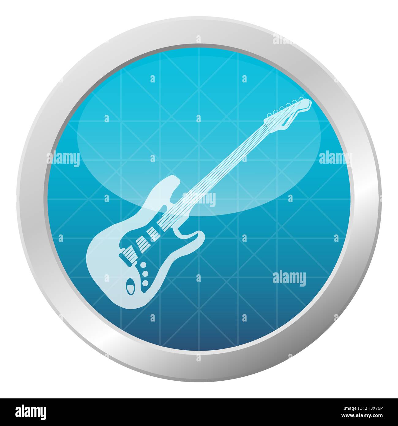 Guitarra brillante Imágenes vectoriales de stock - Alamy