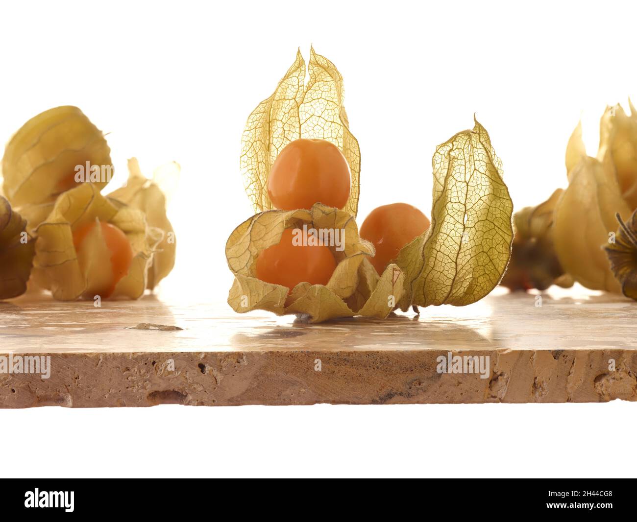 Alimentos todavía-vida Cape Gooseberry (Physalis peruviana) Foto de stock