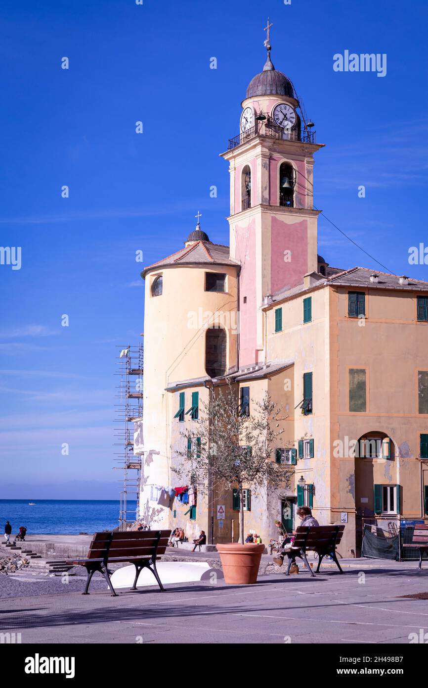 Camogli, Liguria, Italia Foto de stock