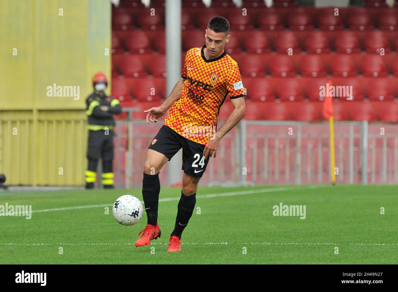 Campeonato Italiano Serie B Entre Benevento Vs Como Imagem