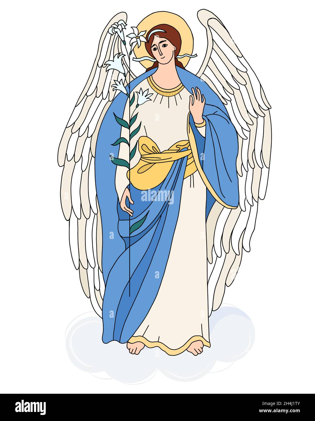 Angel gabriel Imágenes vectoriales de stock - Alamy