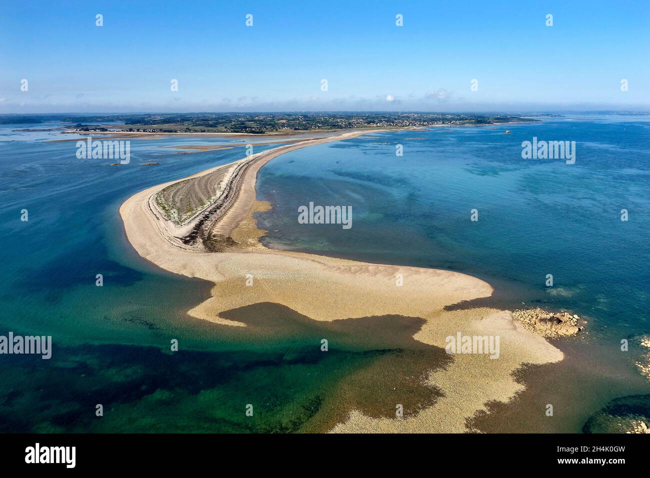 Francia, Cotes d'Armor, Pleubian, Sillon de Talbert (vista aérea Fotografía  de stock - Alamy