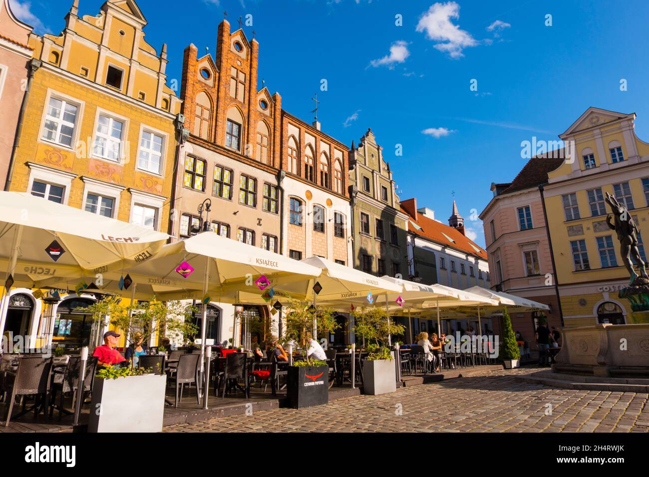 Stary Rynek, plaza del casco antiguo, Poznan, Polonia Foto de stock
