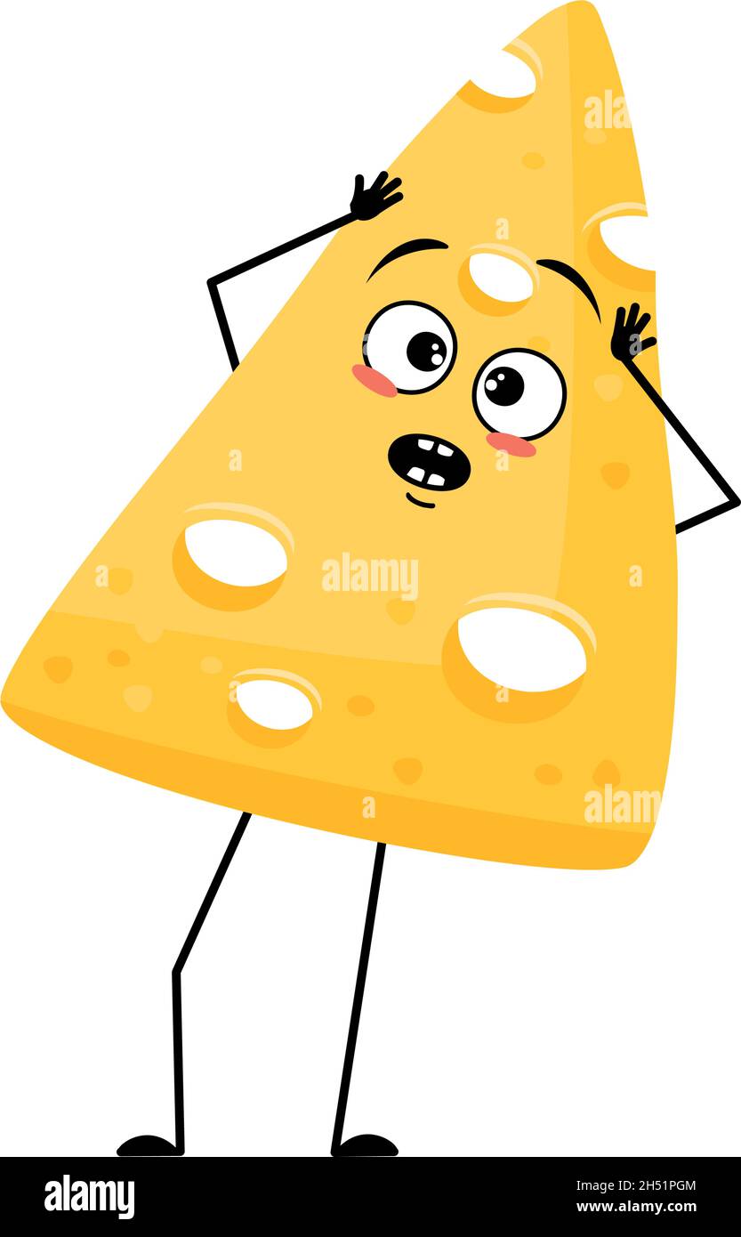 Caricatura Divertida De Queso