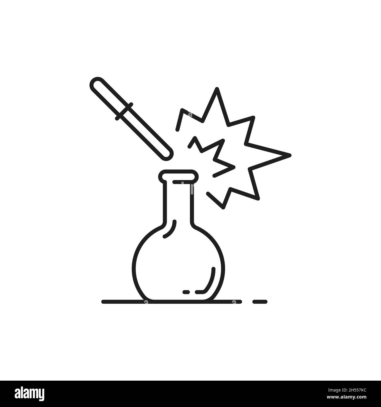Gotitas y matraz, ingeniería genética, producción de alimentos modificados, genética, química y física concepto aislado icono de línea fina. Investigación científica vectorial Imagen Vector de stock - Alamy Gotitas y matraz, ingeniería genética, producción de alimentos modificados, genética, química y física concepto aislado icono de línea fina. Investigación científica vectorial Imagen Vector de stock - Alamy