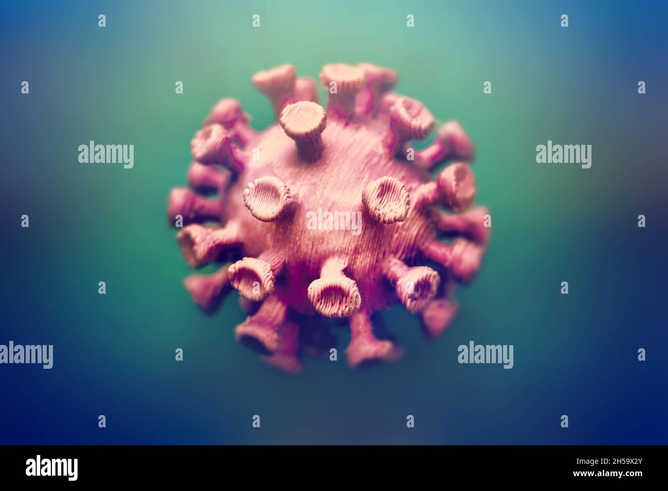 Coronavirus-Modell Foto de stock