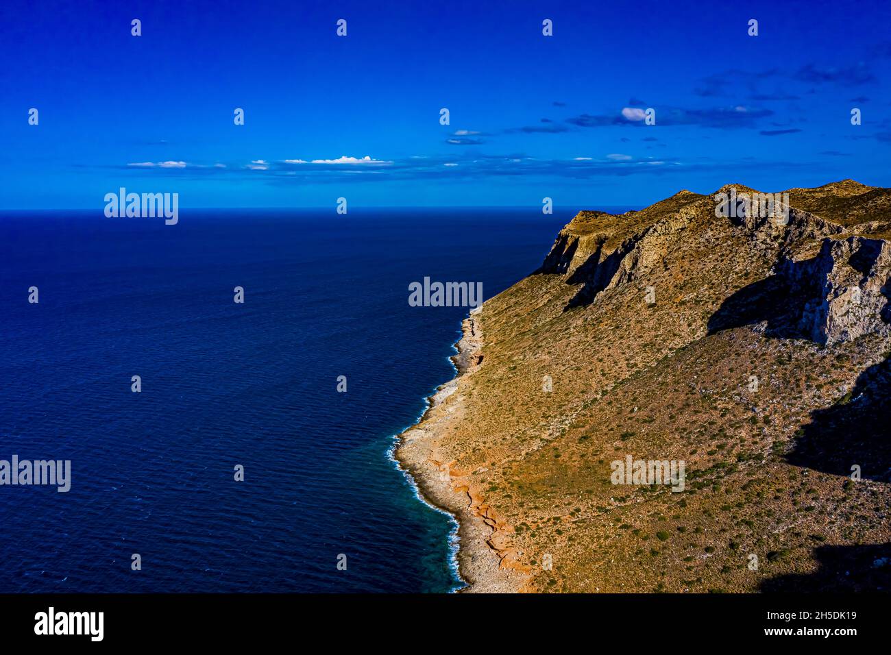 Kreta aus der Luft | Schöne Landschaften auf Kreta von oben gefilmt | Creta desde arriba con Drone Foto de stock