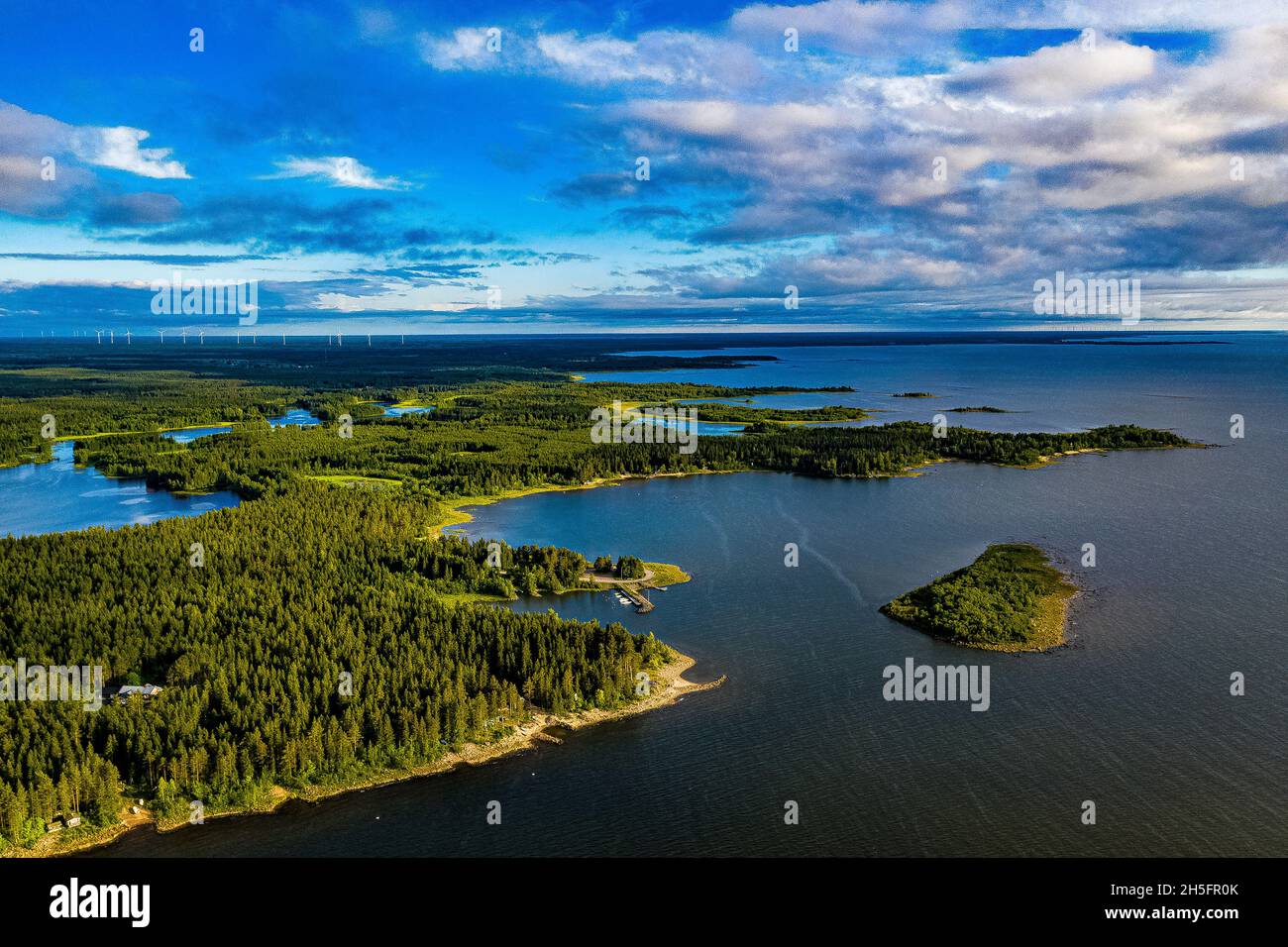 Finnland aus der Luft Foto de stock