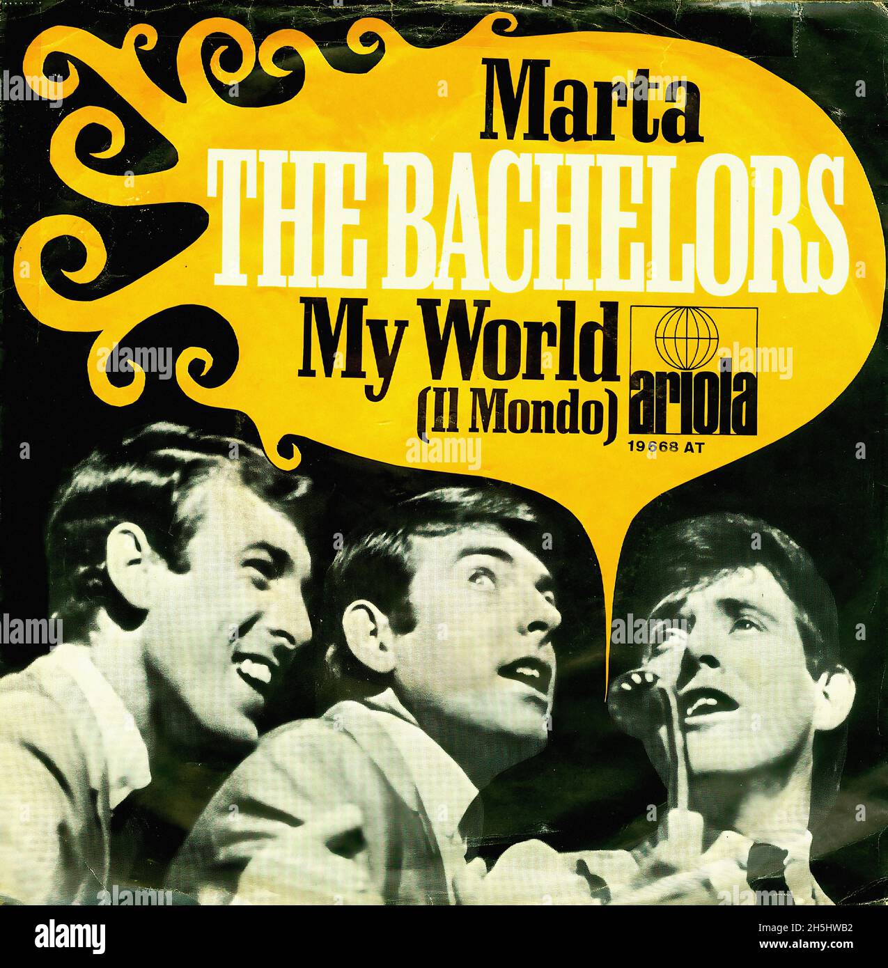 Portada de un solo disco vintage - Bachelors, The - Marta - D - 1967  Fotografía de stock - Alamy
