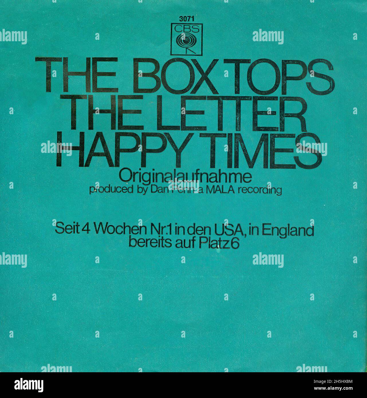 télex El actual Intercambiar Portada de un solo disco vintage - Box Tops, The - The Letter - D - 1967  Fotografía de stock - Alamy