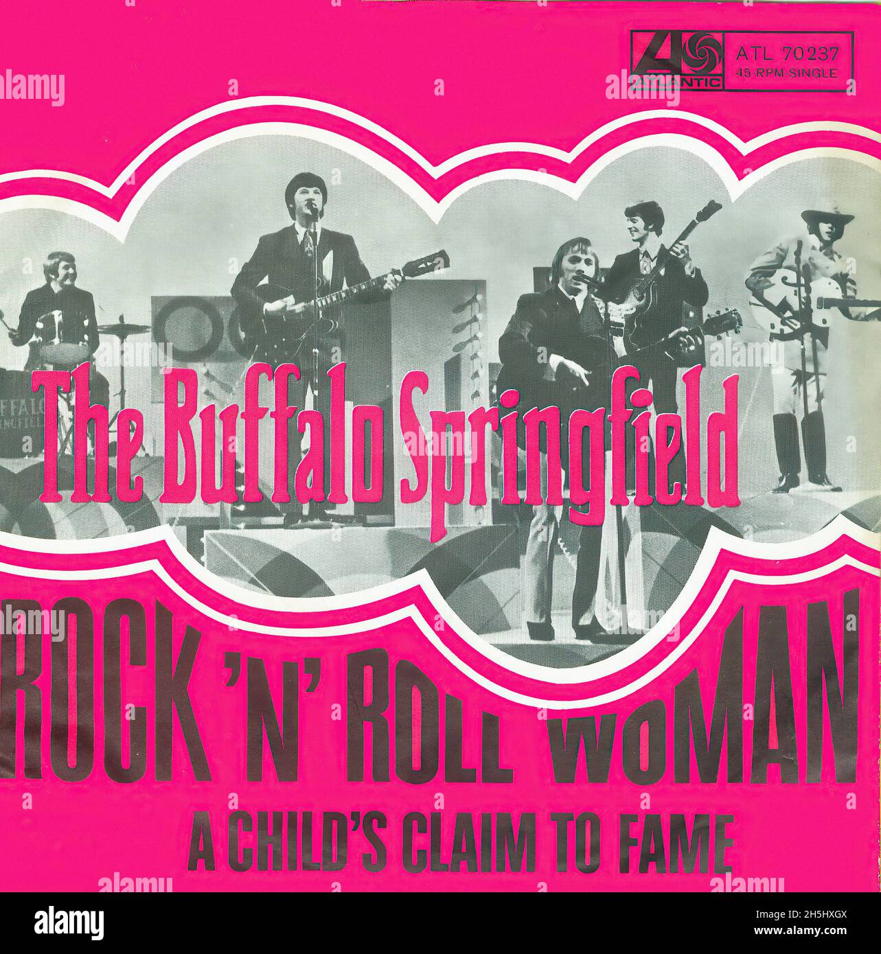 Portada de un solo disco vintage - Buffalo Springfield, The - Rock'n'Roll  Woman - D - 1968 Fotografía de stock - Alamy