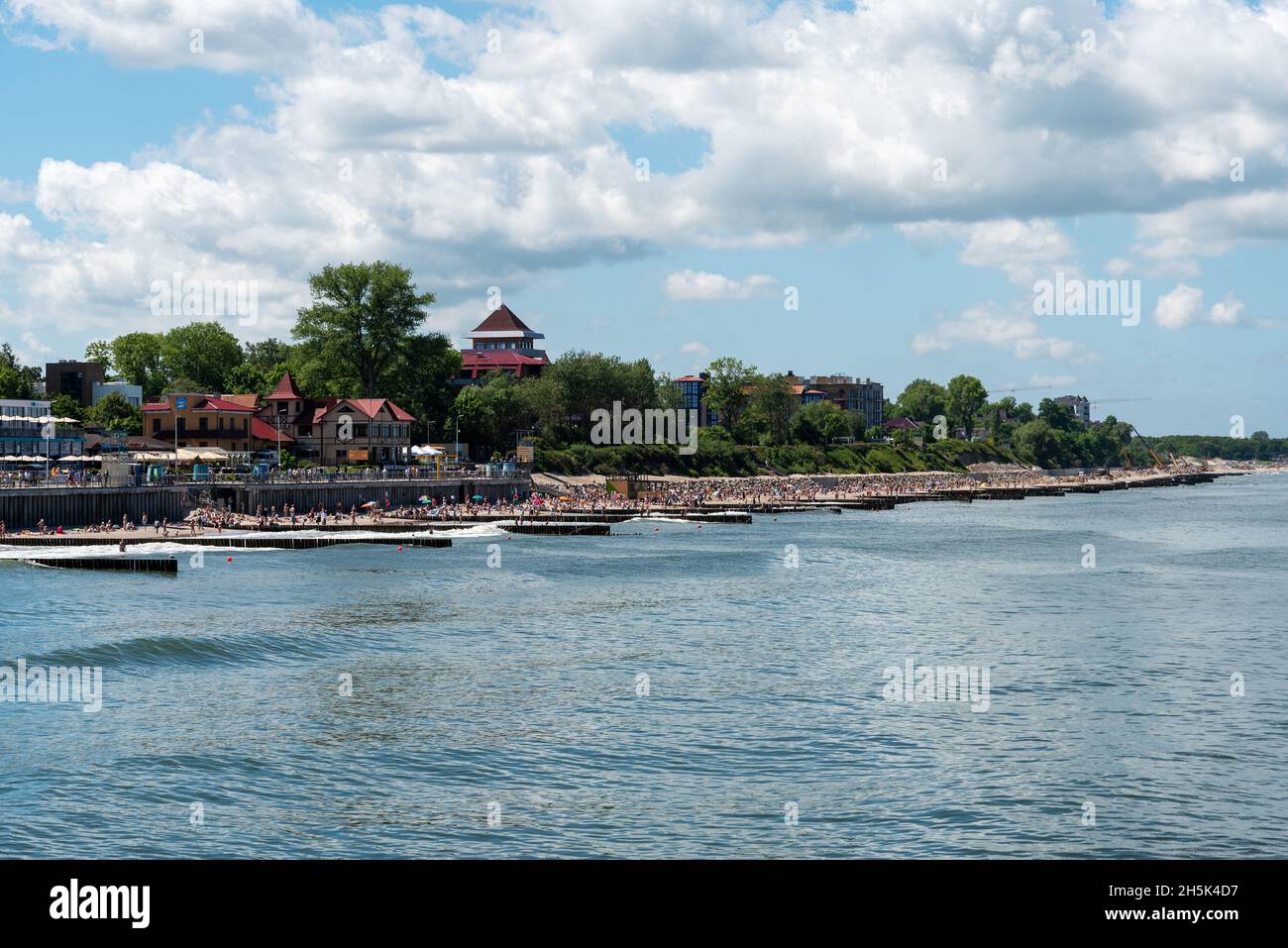 Selenogradsk, Rusia Junio 2021 Vista de Selenogradsk, región de Kaliningrado. El concepto de turismo y recreación. Foto de stock