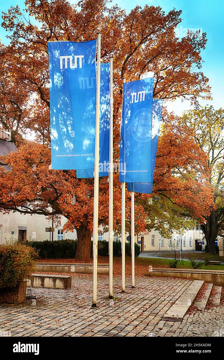 Weihenstephan, Baviera, Alemania - TUM (Universidad Técnica de Munich) Centro de Investigación para la Brewing y la Calidad de los Alimentos, vínculo clave entre la investigación, la enseñanza Foto de stock