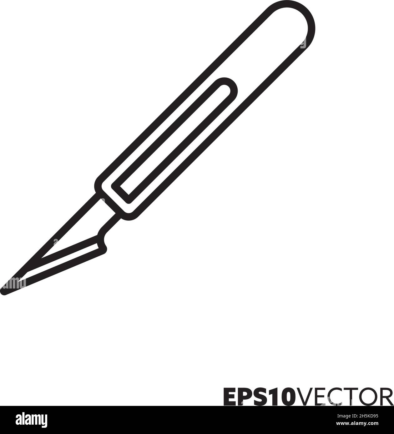 Bisturí Quirúrgico Icono Médico Vector Ilustración Diseño Vector de stock  por ©yupiramos 243940974