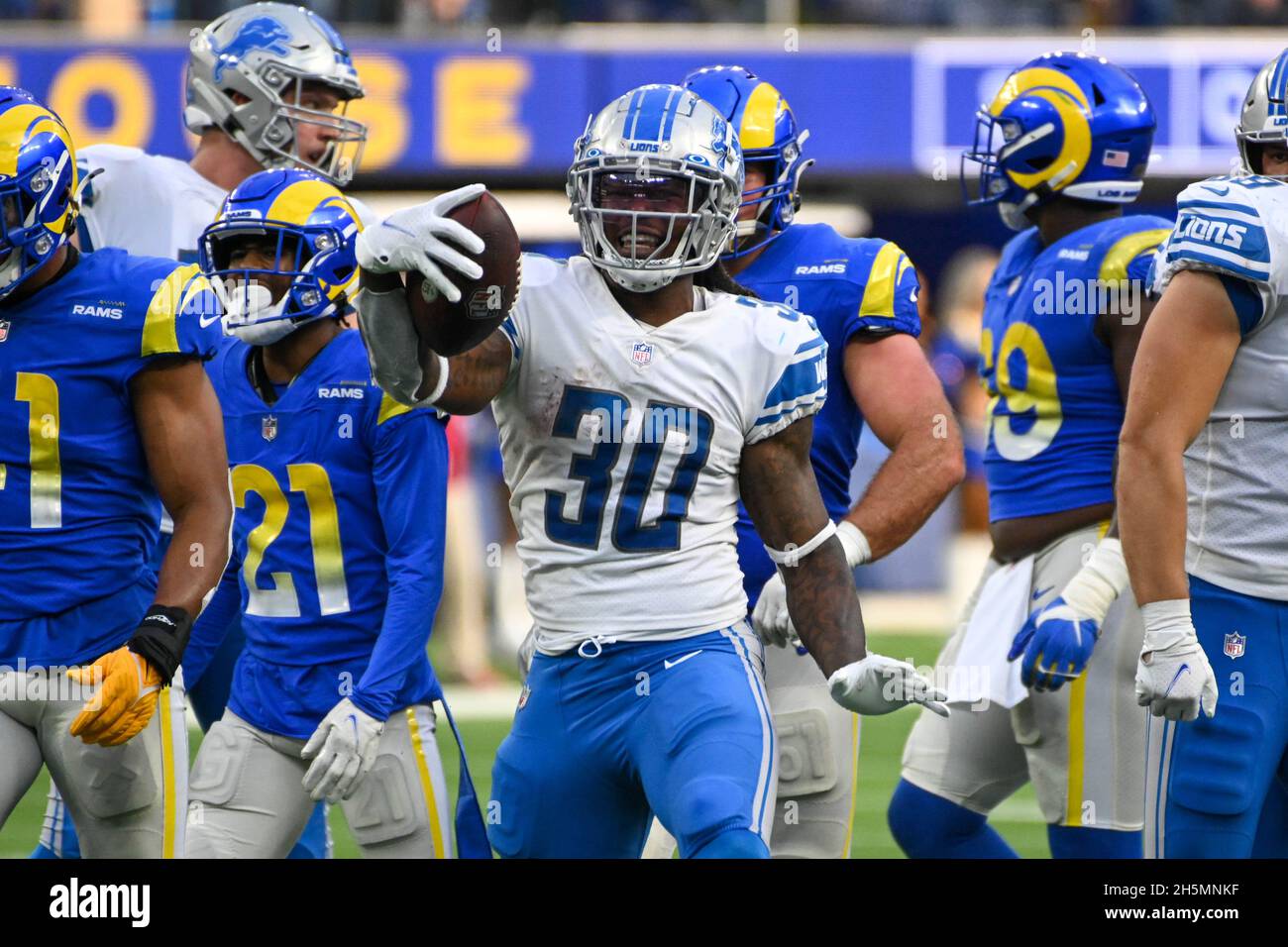 Campamentos De Futbol Americano En Estados Unidos Detroit lions running back Fotos e Imágenes de stock - Alamy