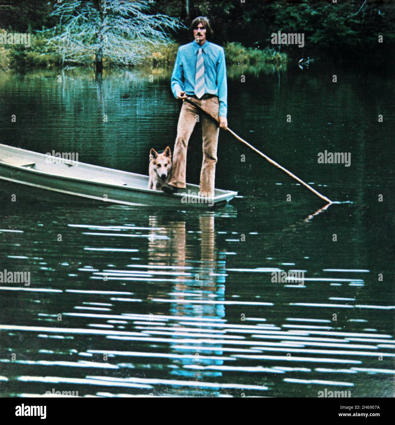 James Taylor: 1972. Tapa frontal LP: Un perro de hombre Foto de stock