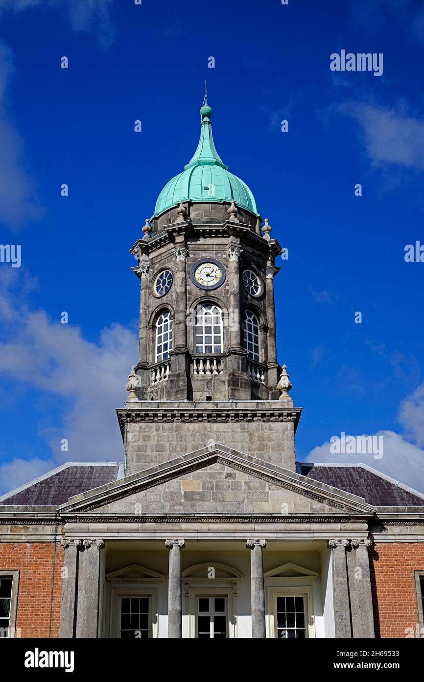 Castillo y edificios de Dublín, Irlanda, República Foto de stock