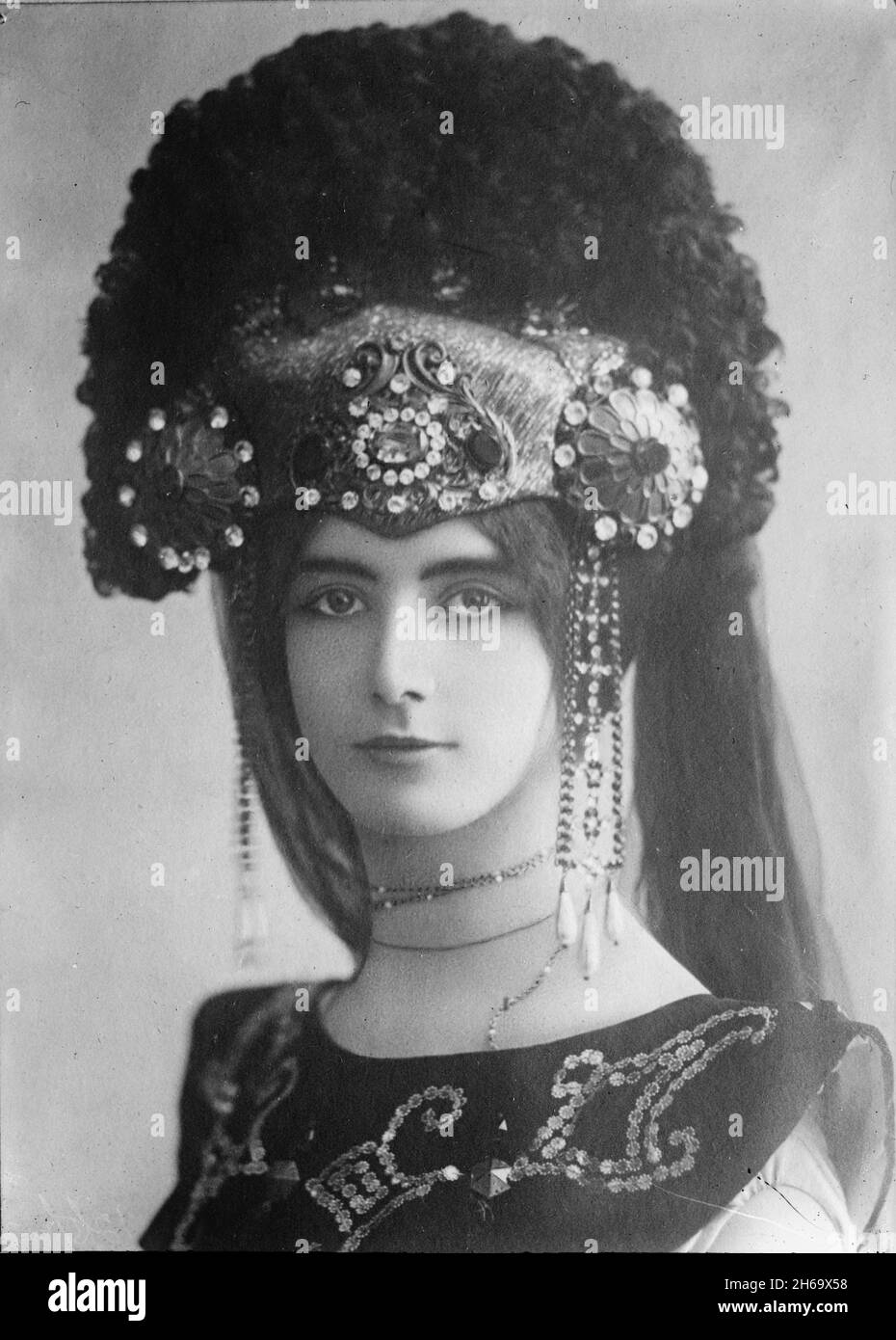 Cléopâtre de Mérode - 1900 - bailarín francés de la Belle Époque. Se le ha referido como el 'primer icono de celebridad real' Foto de stock