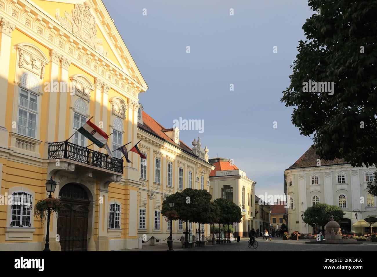 Alrededor de Székesfehérvár, residencia real y ciudad de coronación Foto de stock