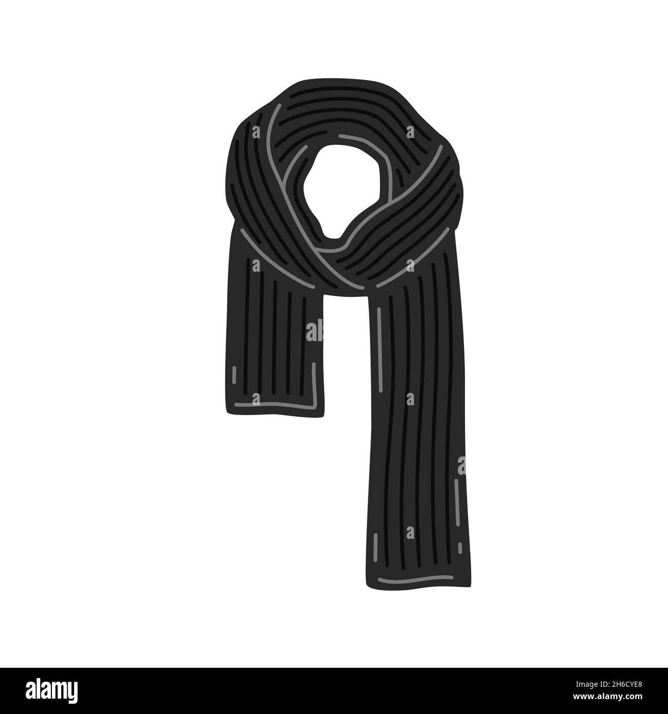 Vector de bufanda vectores Imágenes de stock en blanco y negro - Alamy