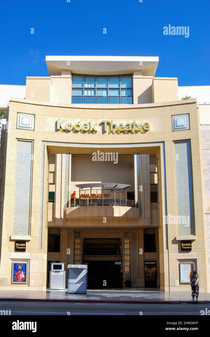 El Dolby (Kodak) Theatre (ceremonia de los premios de la Academia), Hollywood Boulevard, Hollywood, Los Ángeles, California, Estados Unidos de América Foto de stock