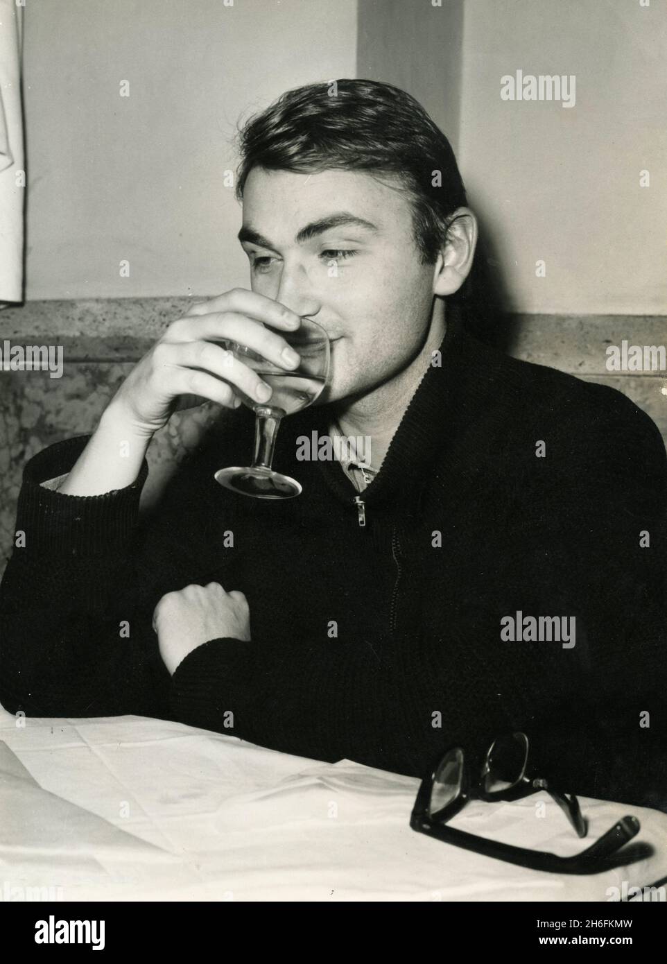 Primera periodista transgénero italiana y condesa Giò Stajano, 1961 Foto de stock