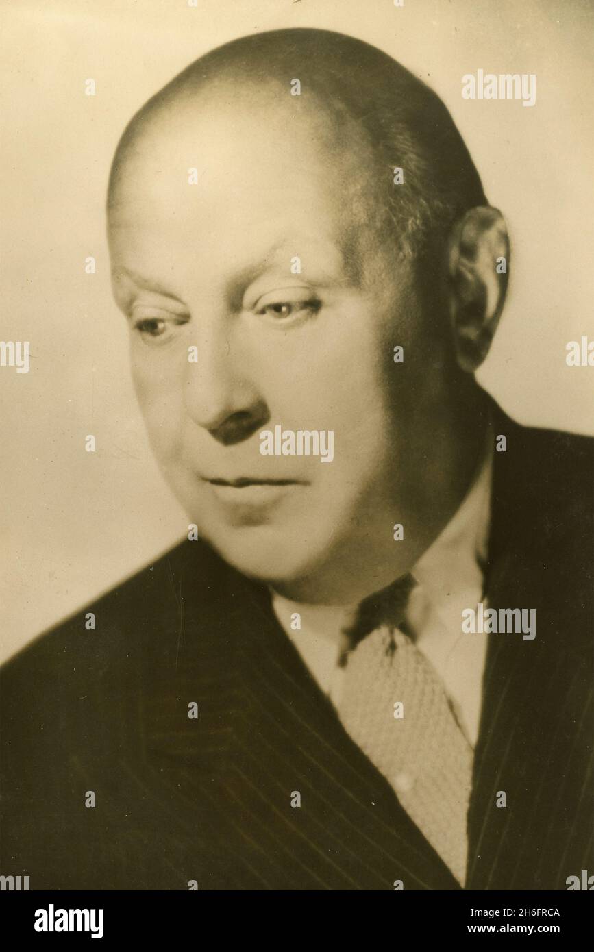 Pianista estadounidense de música clásica George Copeland, EE.UU. 1947 Foto de stock