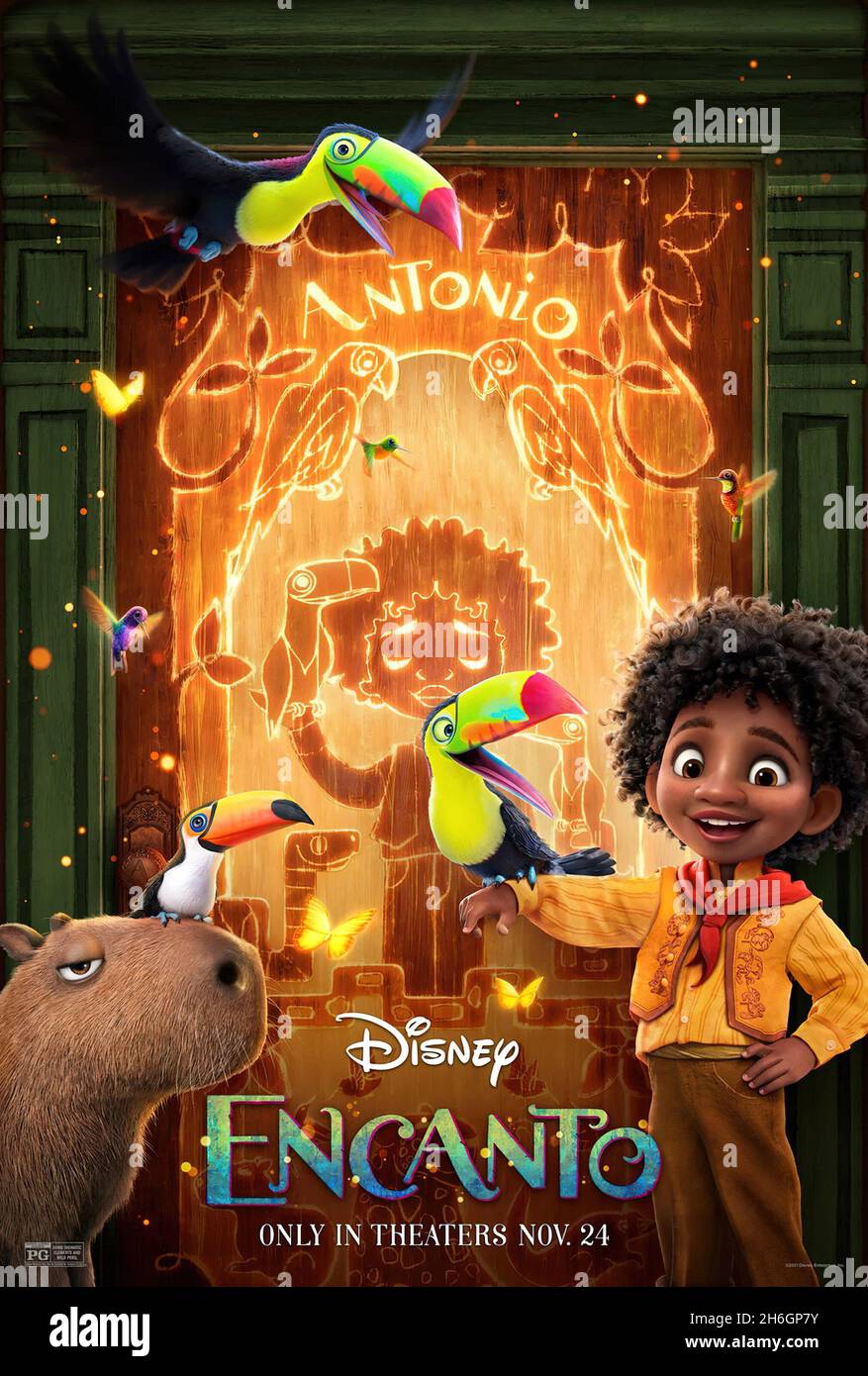 ENCANTO, cartel de personajes de Estados Unidos, Antonio Madrigal (voz