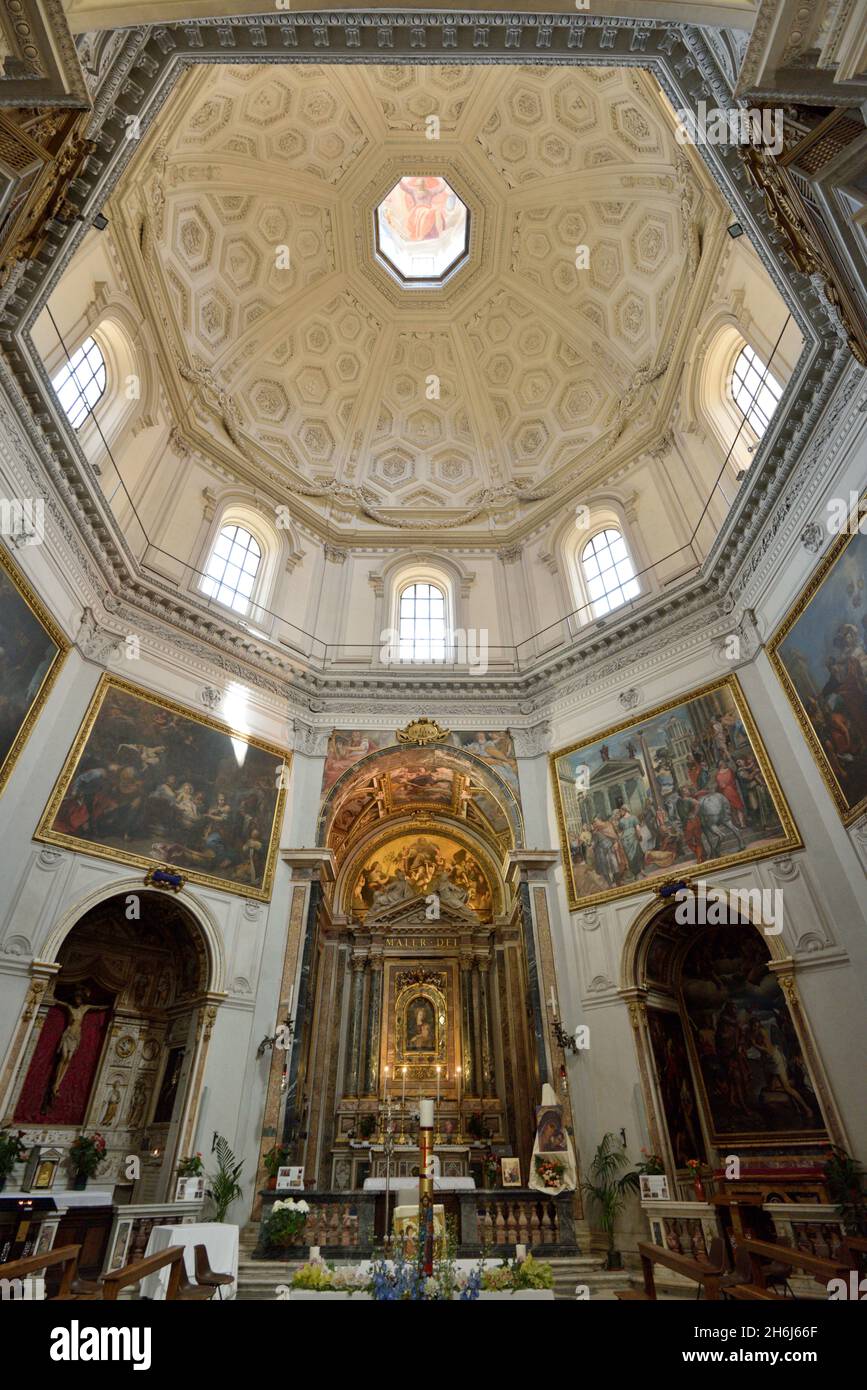Italia, Roma, la iglesia de Santa Maria della Pace Foto de stock