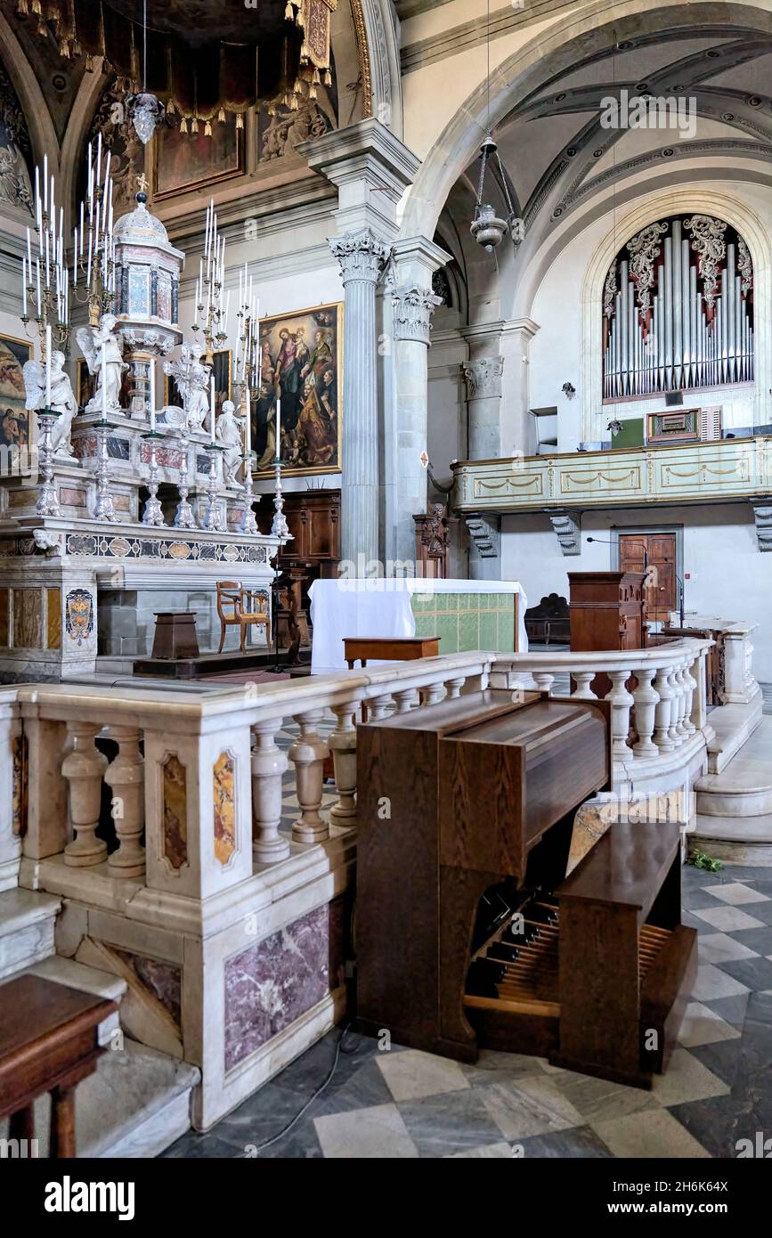Cortona Arezzo Toscana Italia. Cattedrale di Santa Maria Assunta (Catedral) Foto de stock