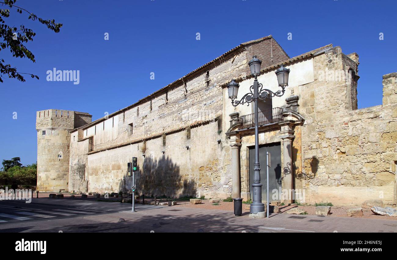 Alcázar de los Reyes Cristianos en Córdoba España Foto de stock