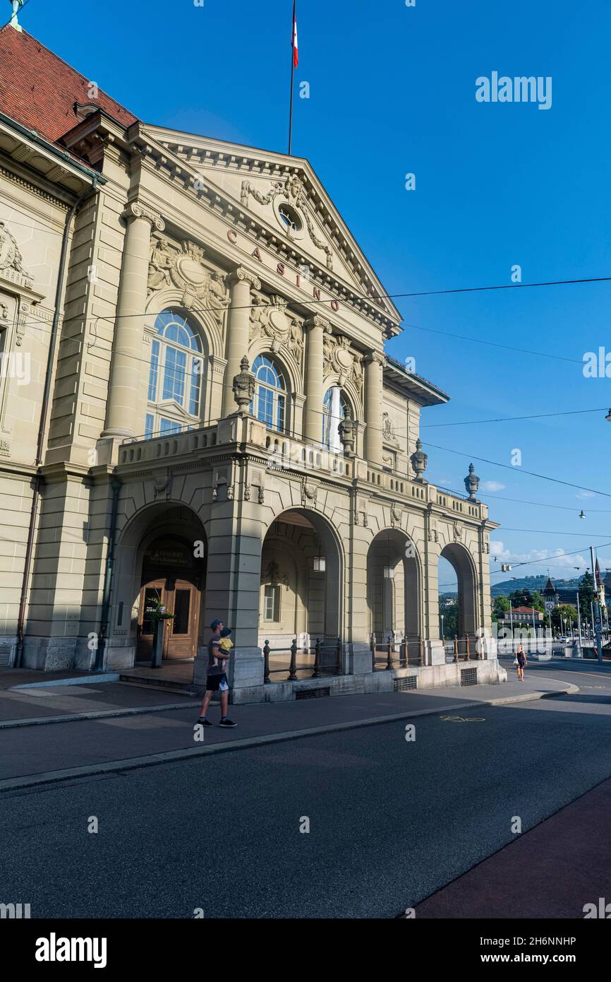 Casino, sitio de la Unesco Berna, capital de Suiza Foto de stock