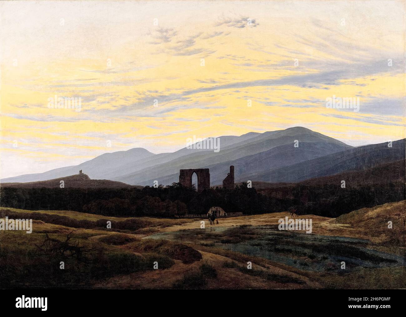 Caspar David Friedrich, Ruinas de la abadía de Eldena en el