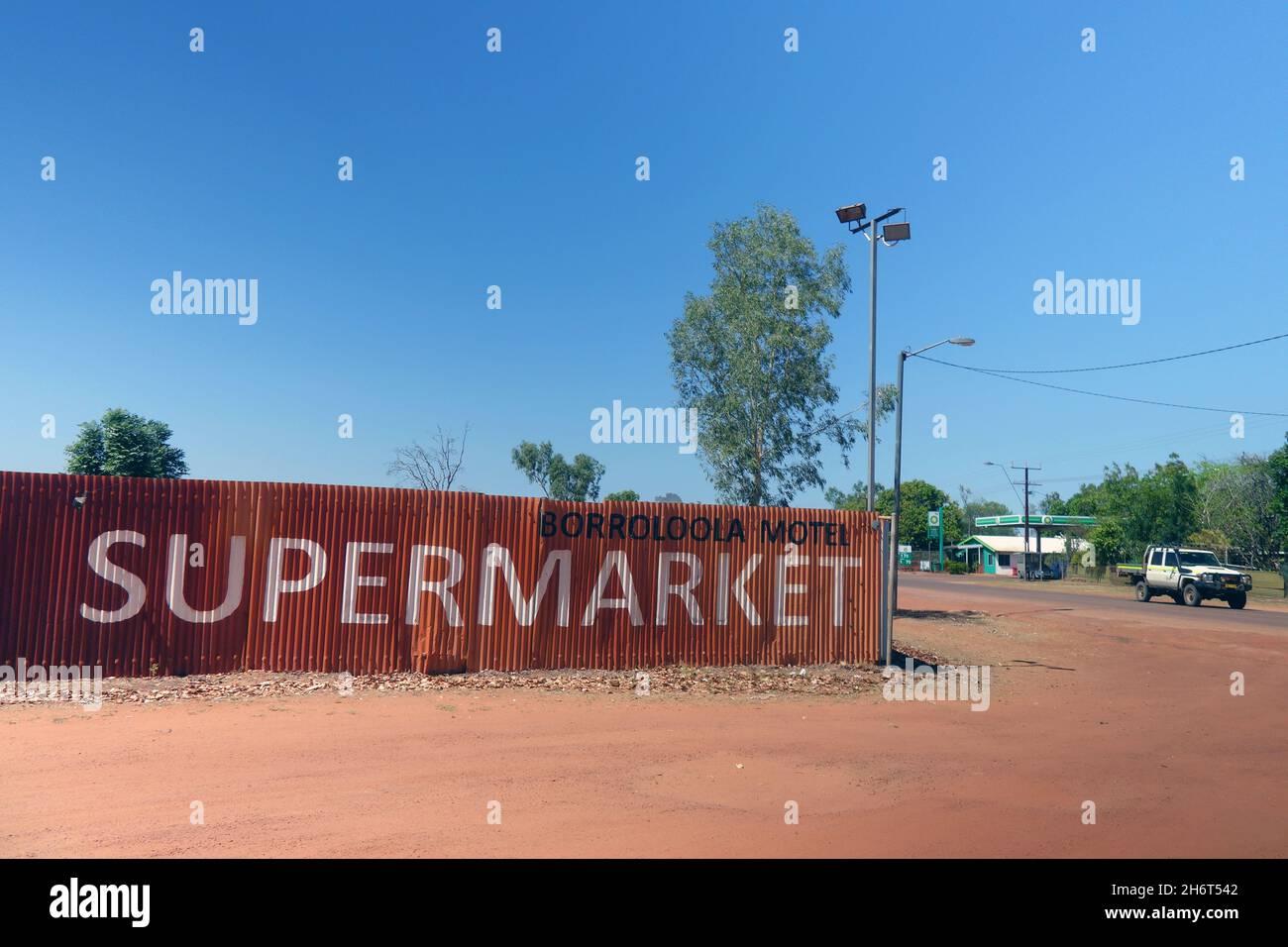 Supermercado Borroloola, al este de Arnhemland, Territorio del Norte, Australia. Sin PR Foto de stock