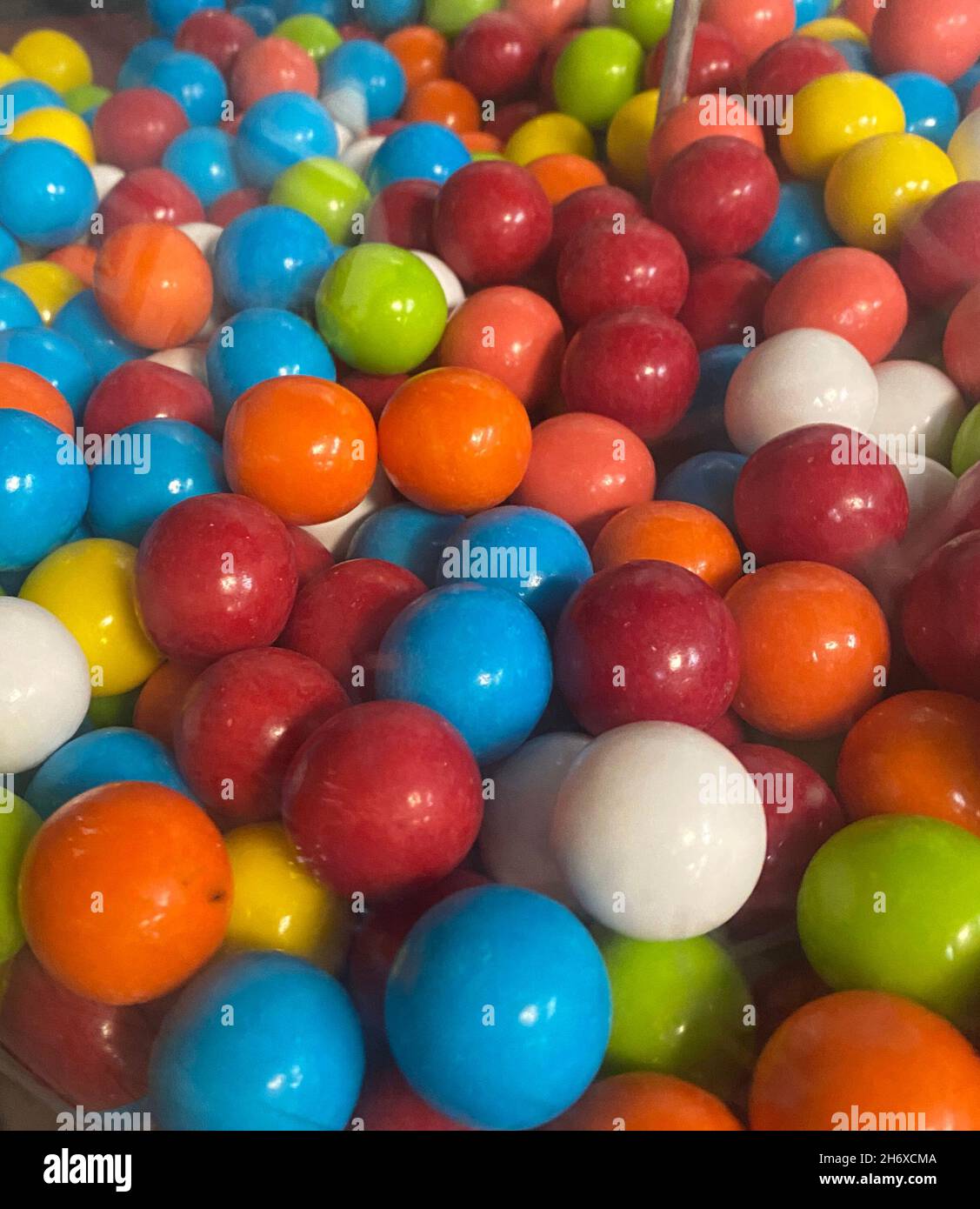Bolas coloridas do tênis para a goma de mascar, máquina plástica