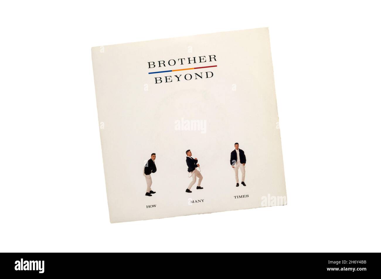1987 7' single, ¿Cuántas veces por la banda británica Brother Beyond. Foto de stock