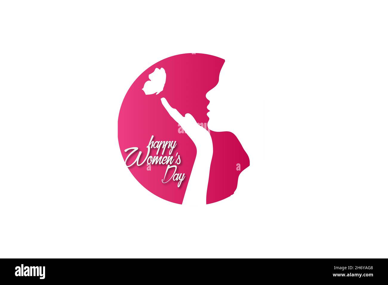 Logo del dia de la mujer fotografías e imágenes de alta resolución - Alamy