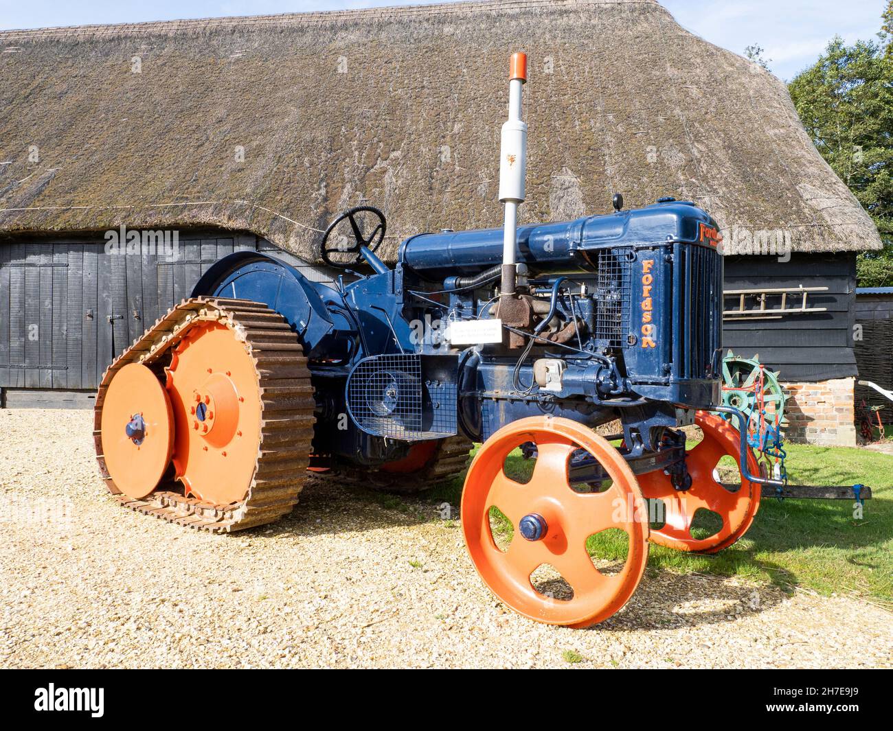 Tamaño de imagen roadless tractores enmarcado impresión A4 celebra historia Ltd 1/250 