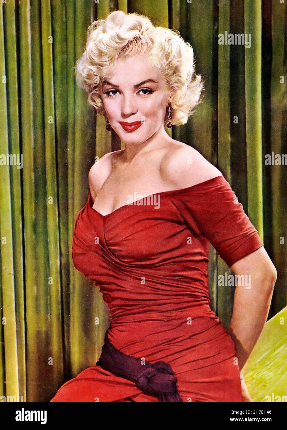 La icónica actriz estadounidense Marilyn Monroe Foto de stock