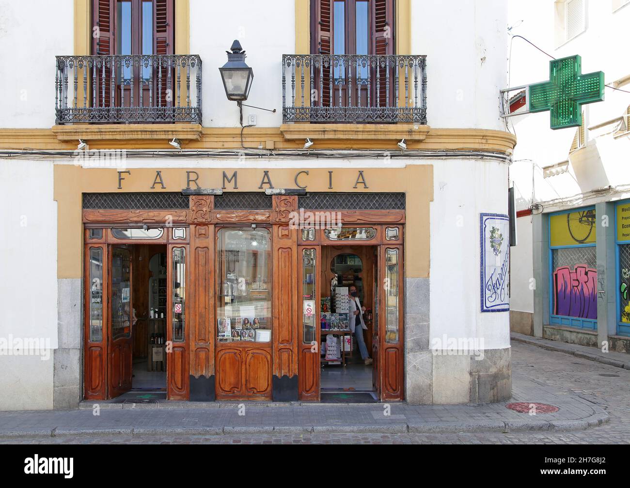 Farmacia Córdoba España Foto de stock