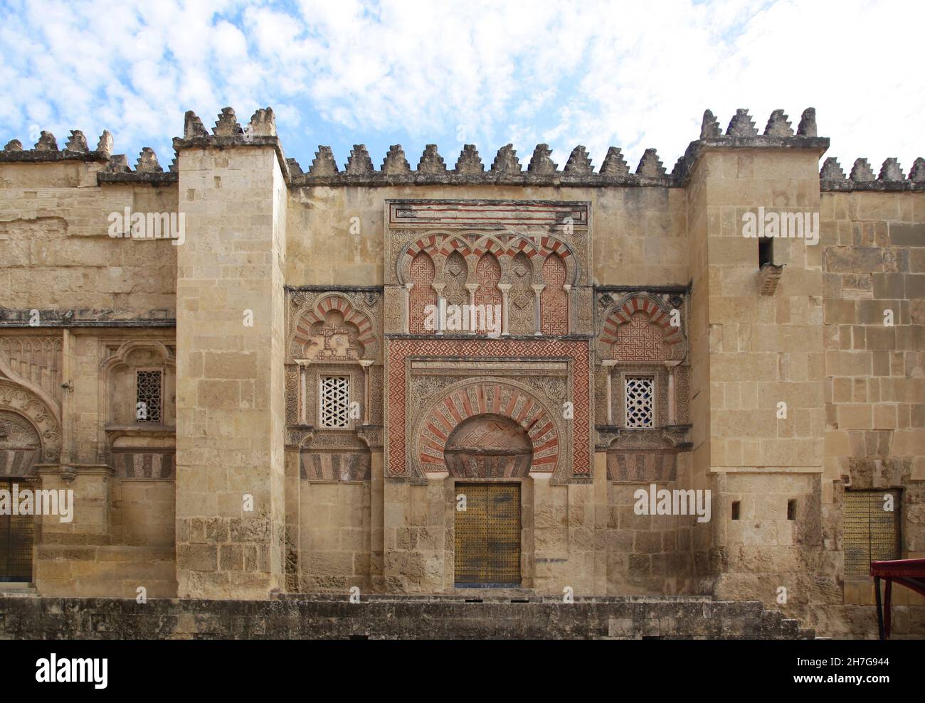 Puertas de la Mezquita-Catedral de Córdoba, la Mezquita-Catedral de Córdoba.España Foto de stock