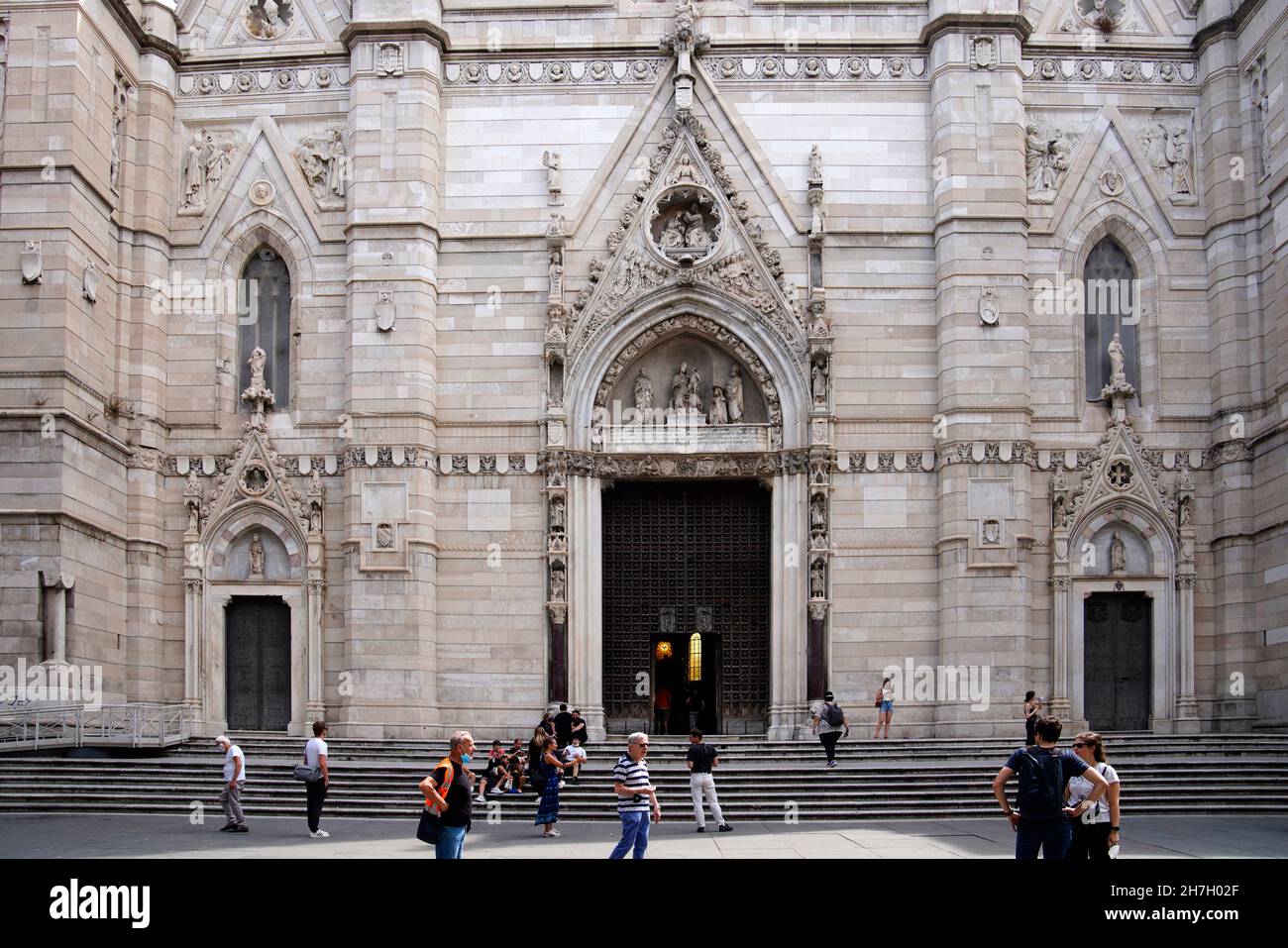Catedral de Nápoles, Catedral de la Asunción, Nápoles, Campania, Italia, Europa Foto de stock