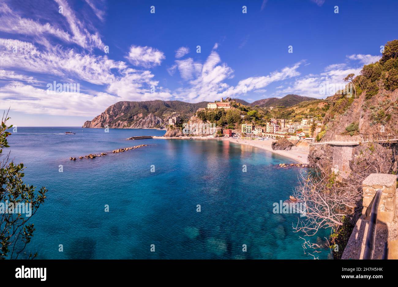 Monterosso, Riviera di Levante, Liguria, Italia Foto de stock