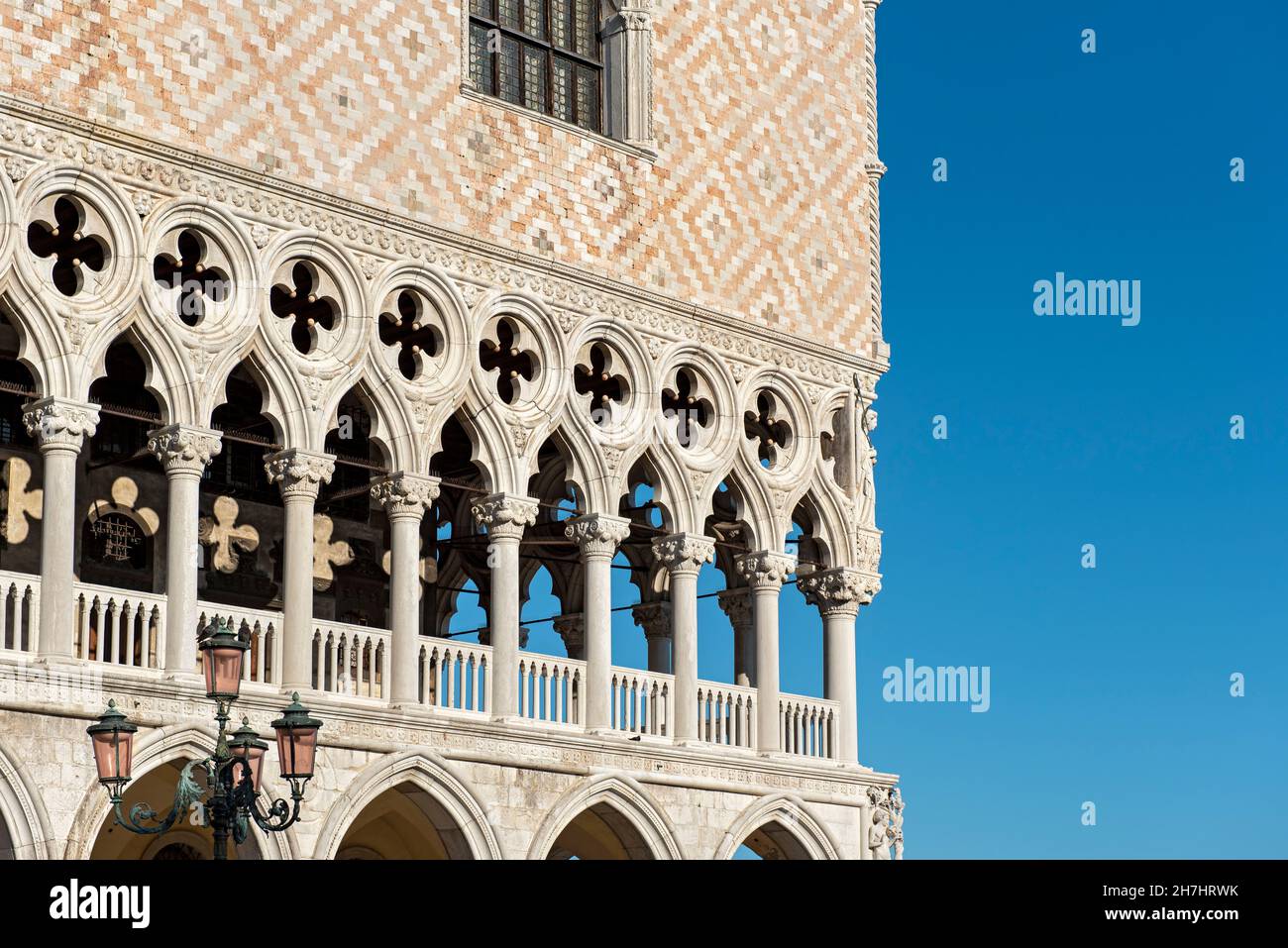 Palacio Ducal (Palazzo Ducale), Piazza San Marco (Plaza de San Marcos), Venecia, Italia Foto de stock