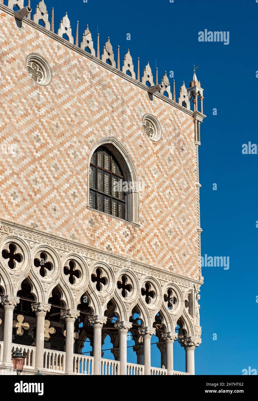 Palacio Ducal (Palazzo Ducale), Piazza San Marco (Plaza de San Marcos), Venecia, Italia Foto de stock