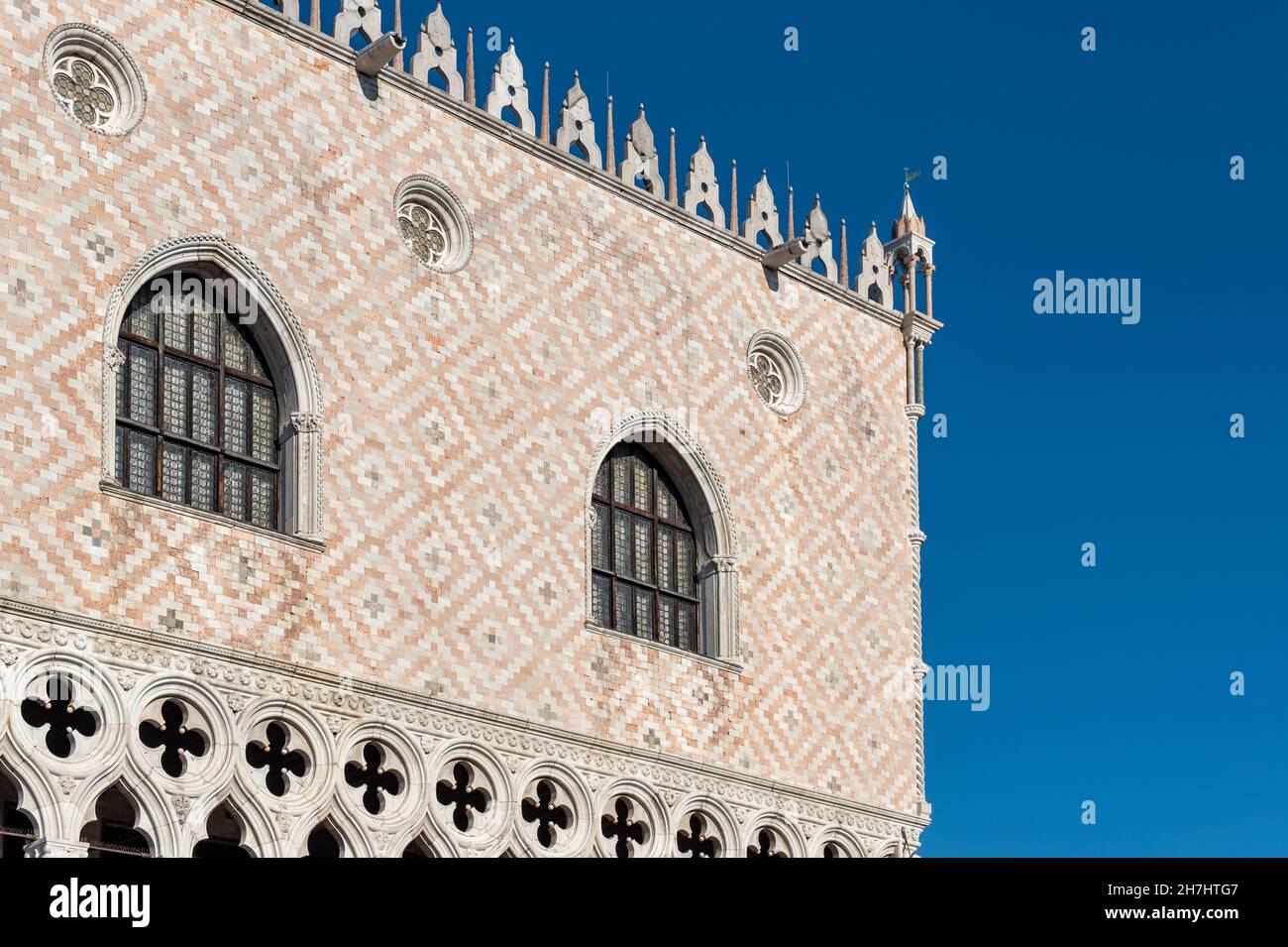 Palacio Ducal (Palazzo Ducale), Piazza San Marco (Plaza de San Marcos), Venecia, Italia Foto de stock