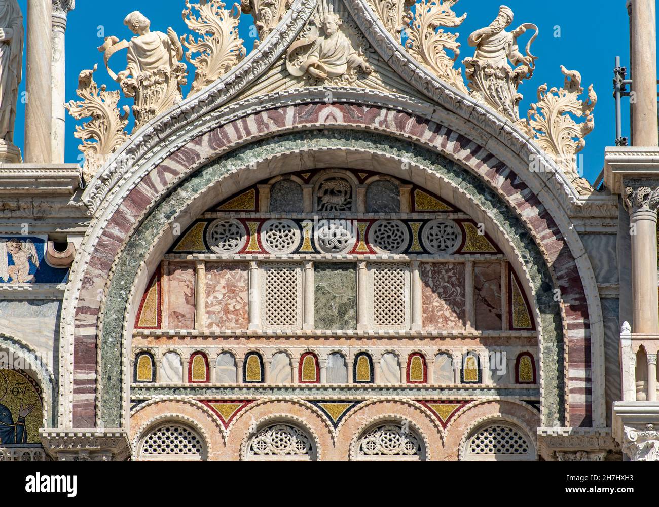 Basílica de San Marcos, Piazza San Marco, Venecia, Italia Foto de stock