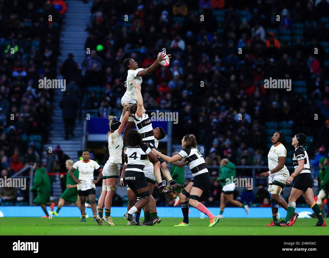 Women rugby lineout fotografías e imágenes de alta resolución Alamy